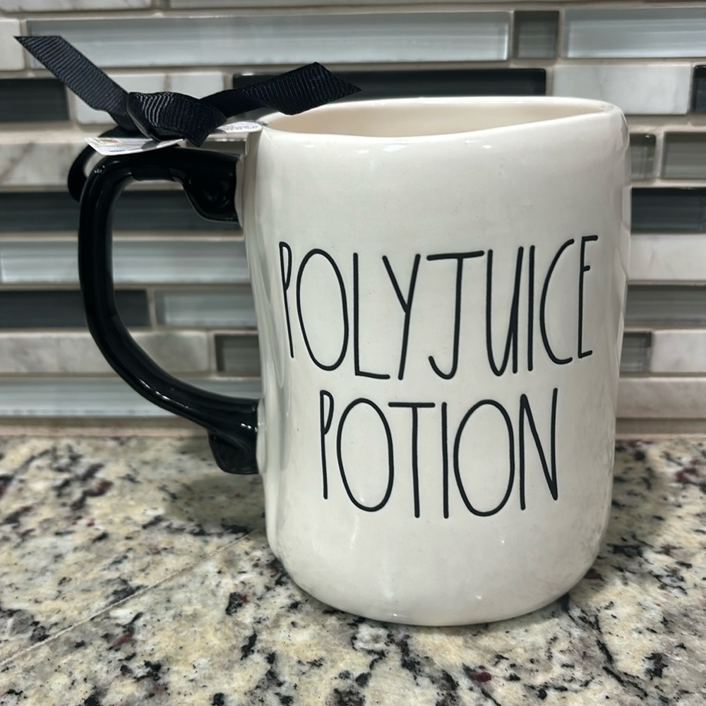 New Rae Dunn Harry Potter LL Polyjuice Potion Double Double Sided 3D Coffee Mug